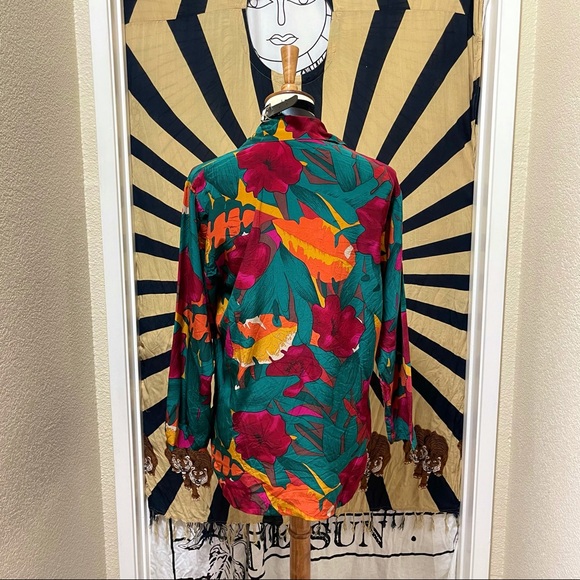 🌈 Amazing Vintage flower vibe blazer - Picture 6 of 12